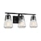 Nuvo Fixture, Vanity, 3-Light, Incandescent, 60W, 120V, A19, Medium Base, Height: 8.63 60/7103 - alternate 1
